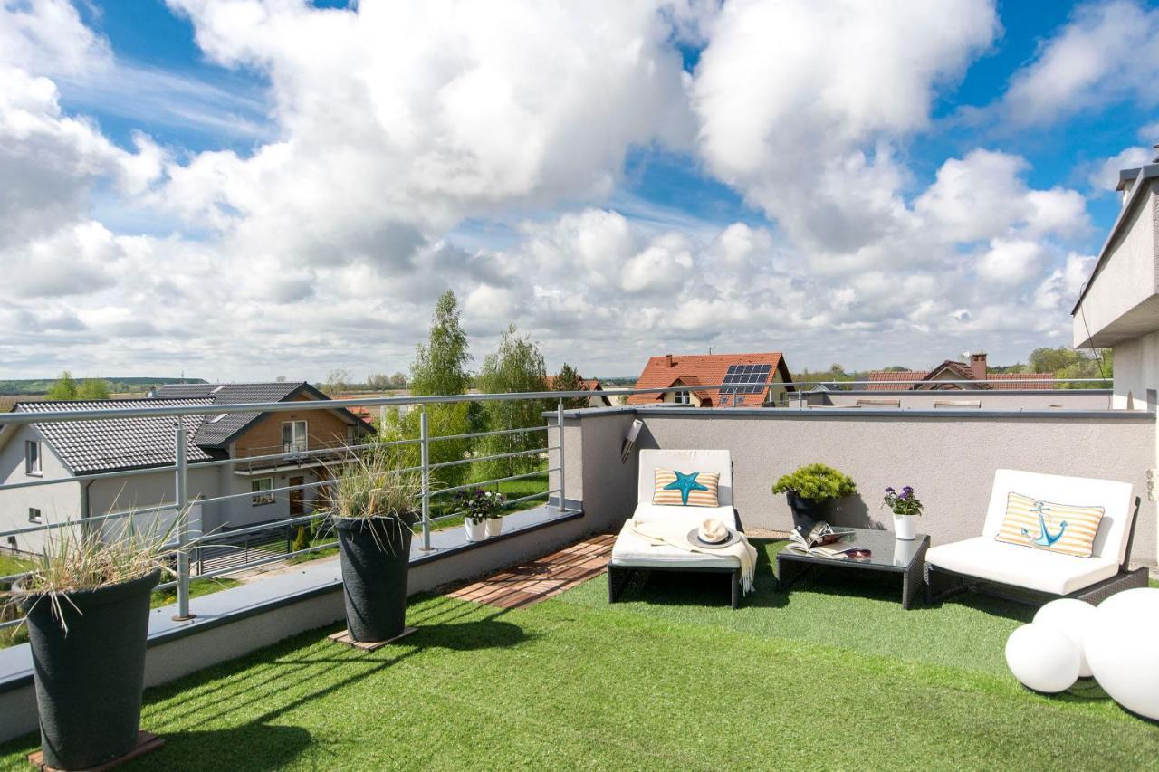 Ferienwohnung Sloneczne Tarasy I Danzig Exterior foto