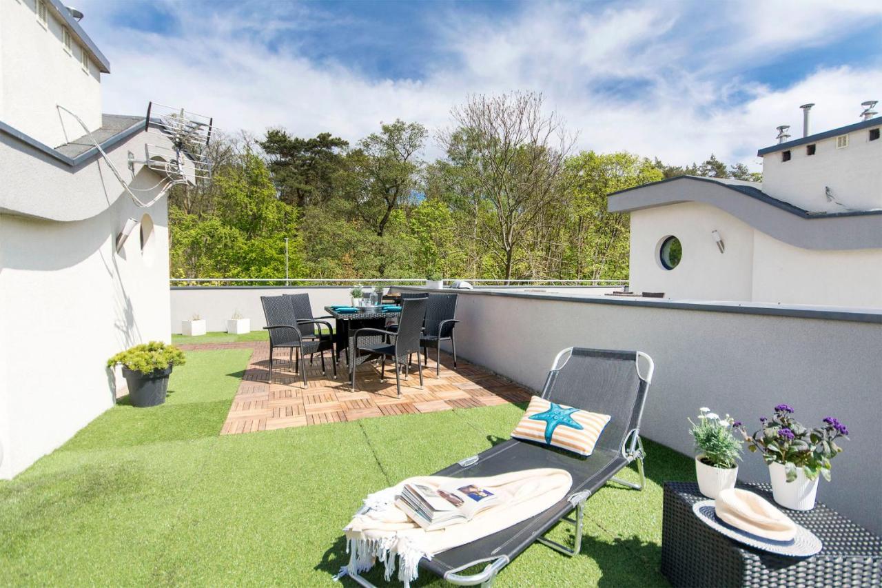 Ferienwohnung Sloneczne Tarasy I Danzig Exterior foto