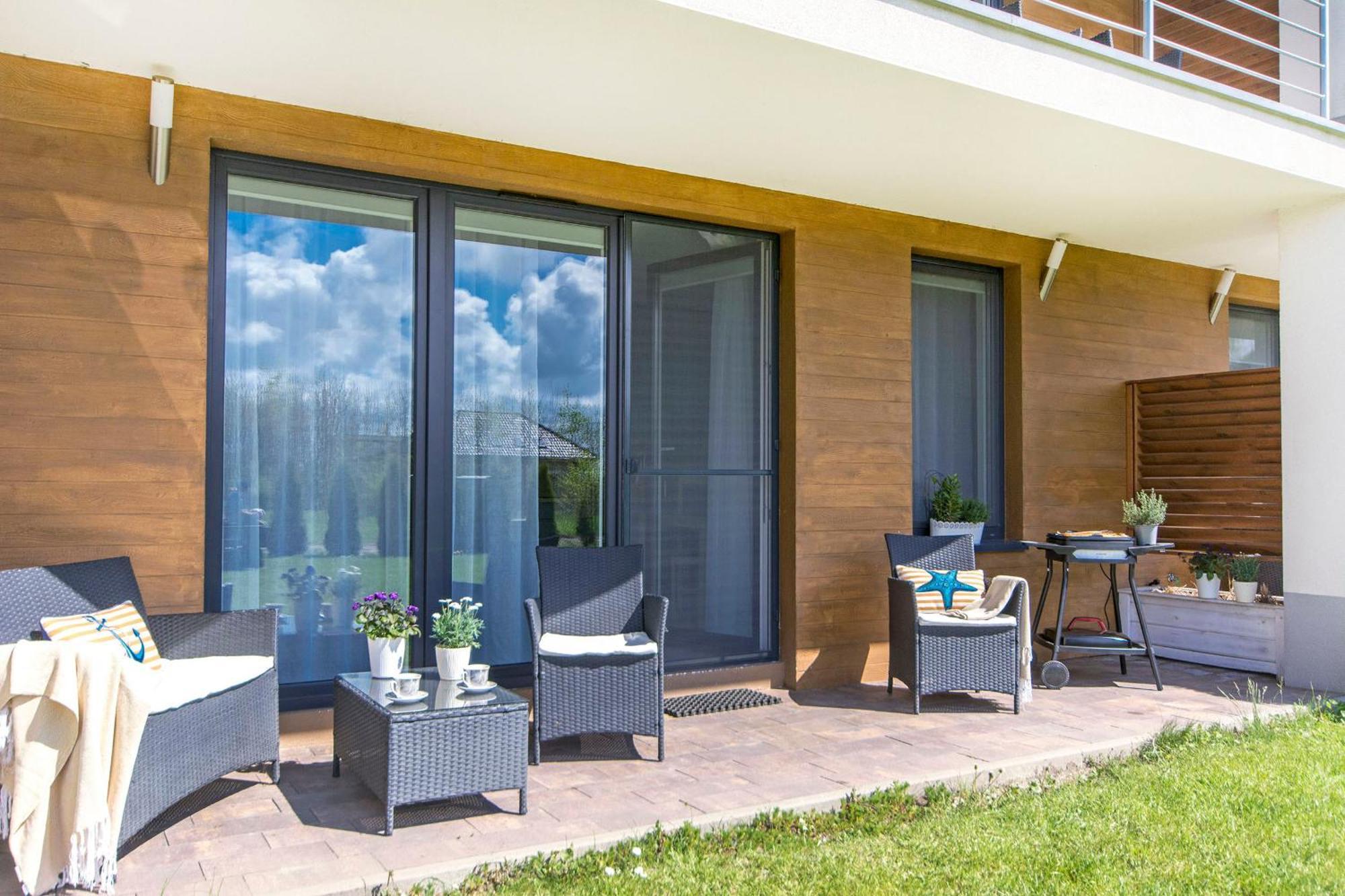 Ferienwohnung Sloneczne Tarasy I Danzig Exterior foto
